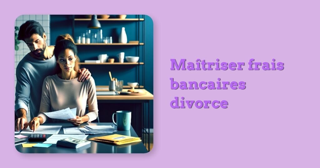 Maîtriser frais bancaires divorce
