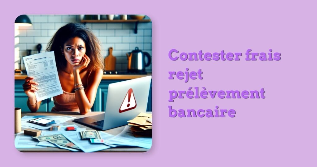 Contester frais rejet prélèvement bancaire