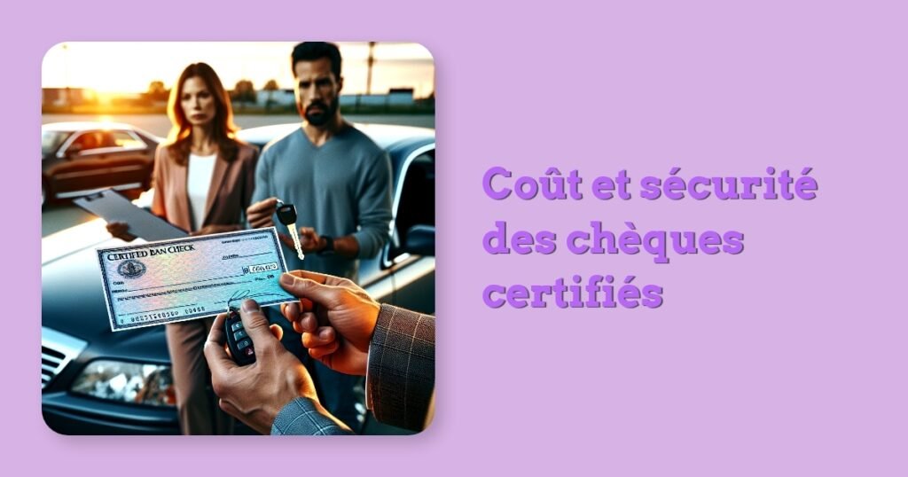 Coût et sécurité des chèques certifiés