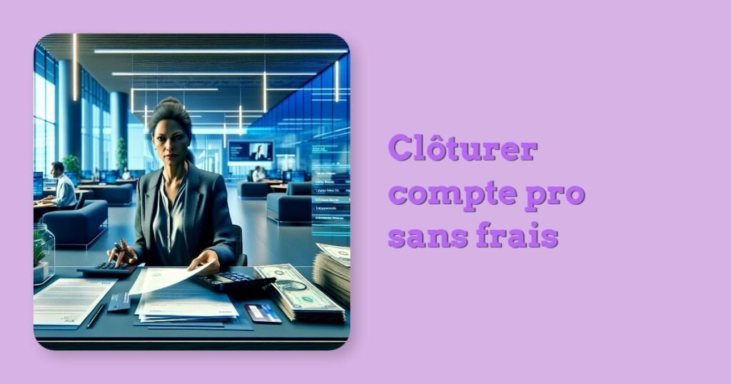 Clôturer compte pro sans frais