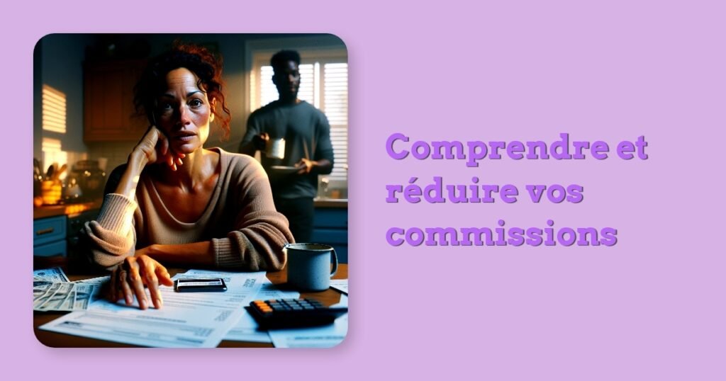 Comprendre et réduire vos commissions