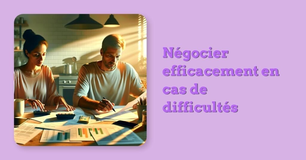 Négocier efficacement en cas de difficultés