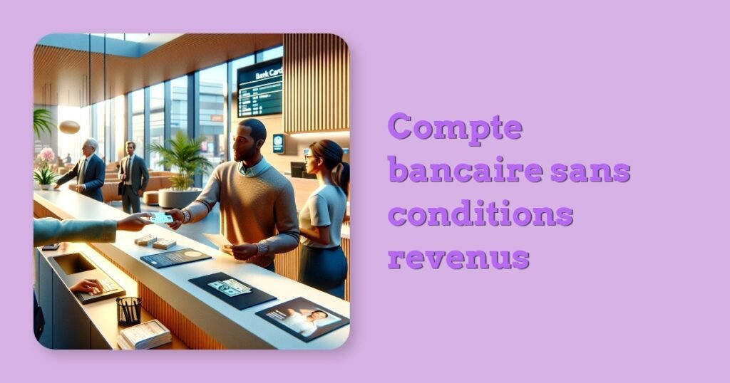 Compte bancaire sans conditions revenus