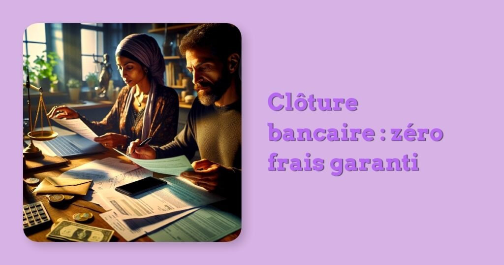 Clôture bancaire : zéro frais garanti