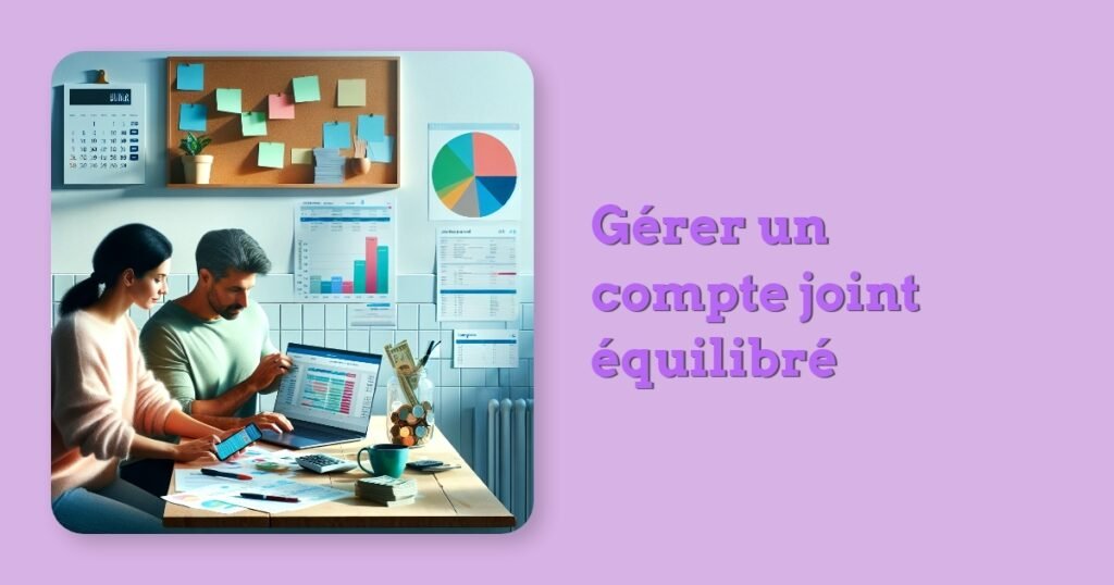 Gérer un compte joint équilibré