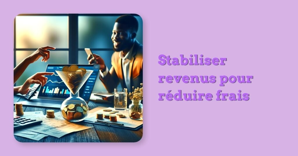 Stabiliser revenus pour réduire frais