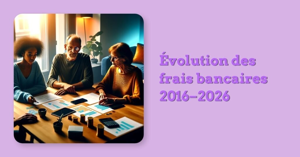 Évolution des frais bancaires 2016–2026