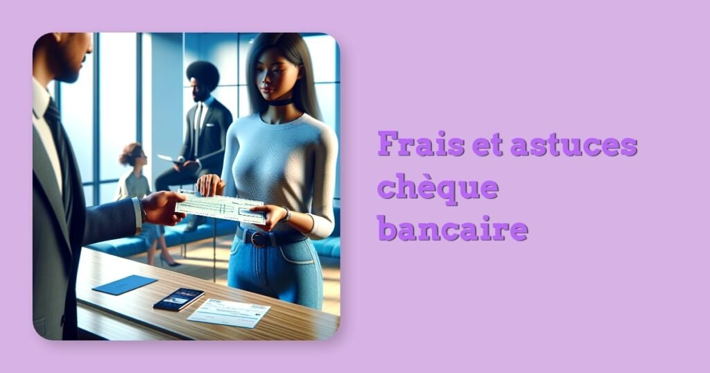 Frais et astuces chèque bancaire