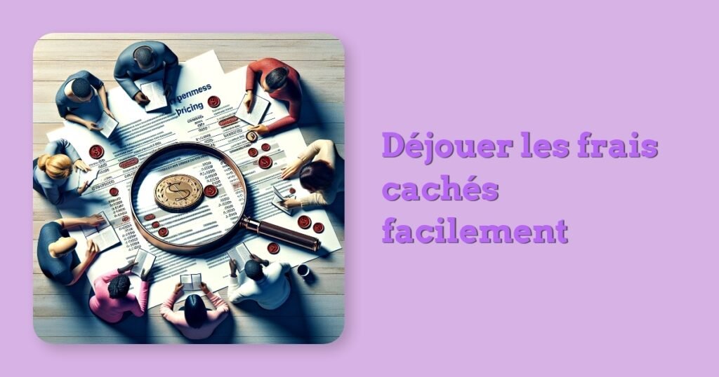 Déjouer les frais cachés facilement