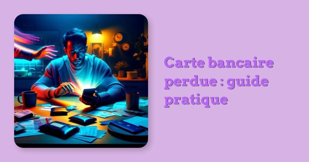 Carte bancaire perdue : guide pratique