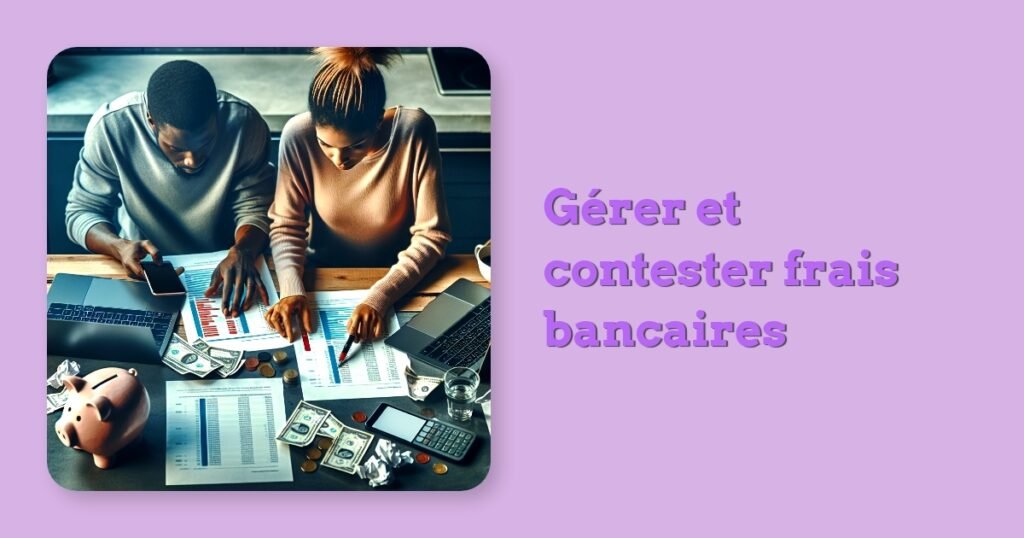 Gérer et contester frais bancaires