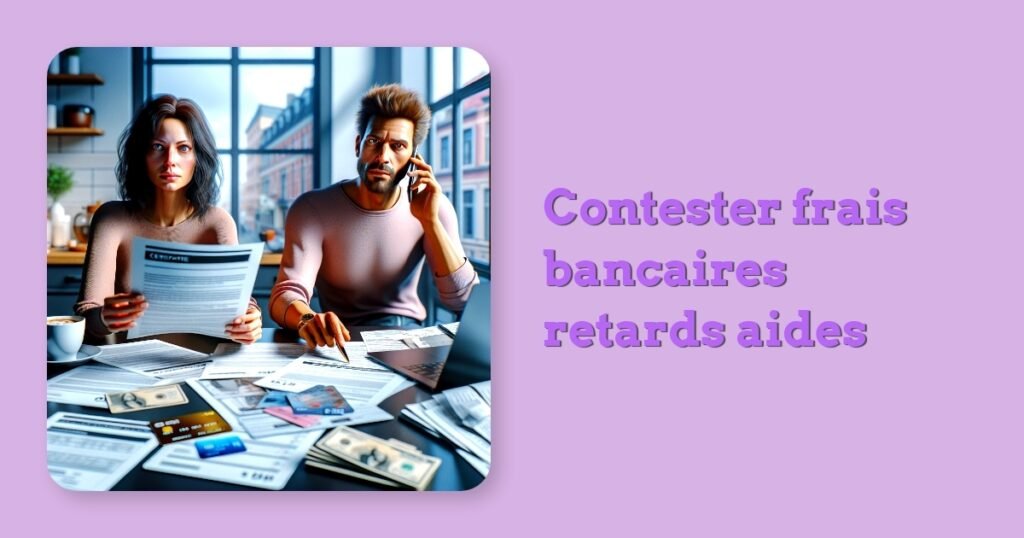 Contester frais bancaires retards aides