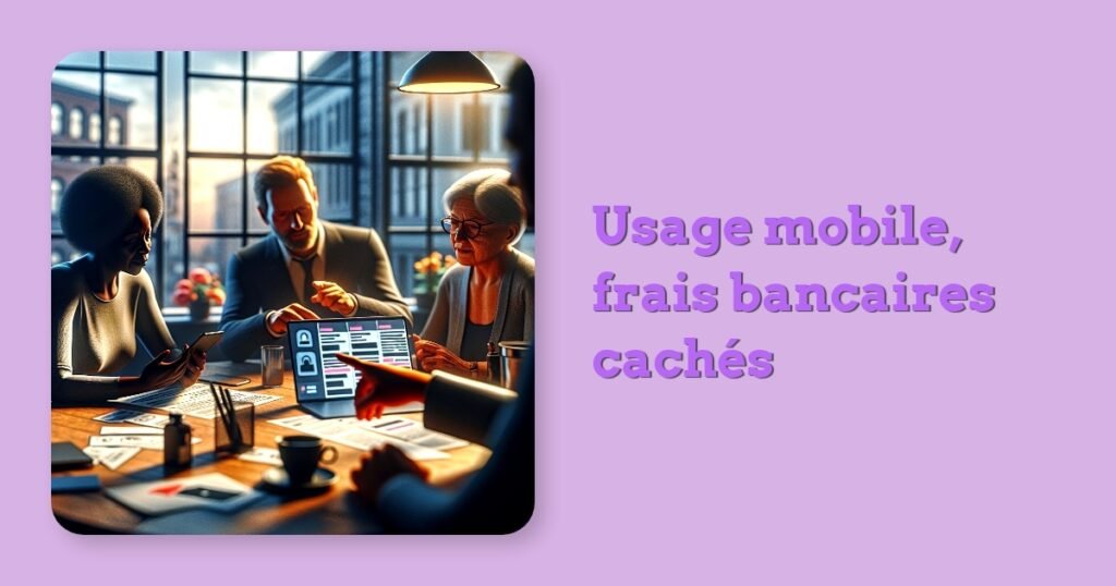 Usage mobile, frais bancaires cachés