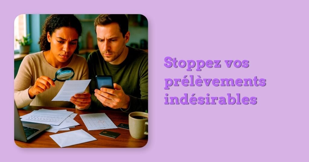 Stoppez vos prélèvements indésirables