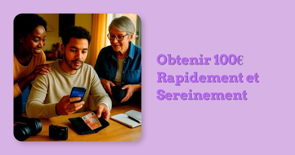 Obtenir 100€ Rapidement et Sereinement