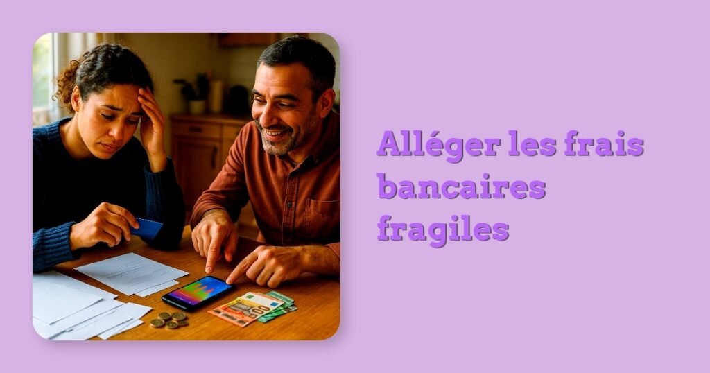 Alléger les frais bancaires fragiles