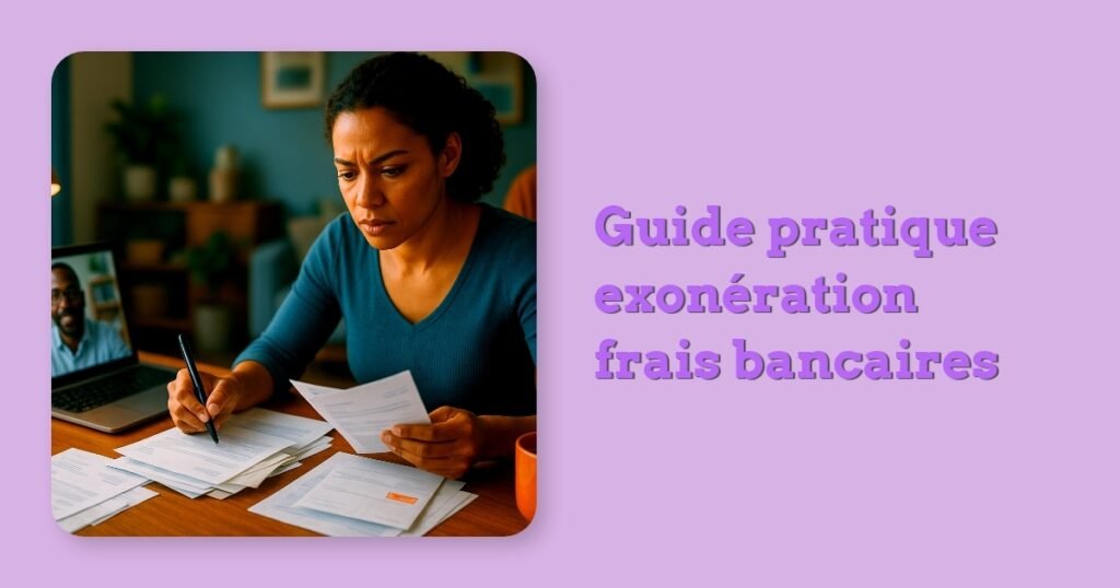 Guide pratique exonération frais bancaires