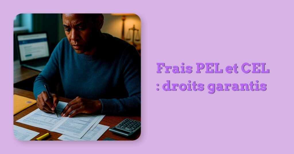 Frais PEL et CEL : droits garantis