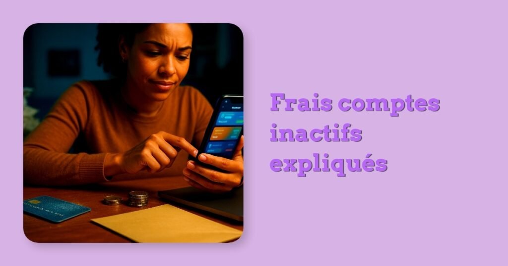 Frais comptes inactifs expliqués