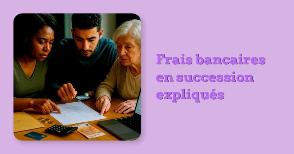 Frais bancaires en succession expliqués