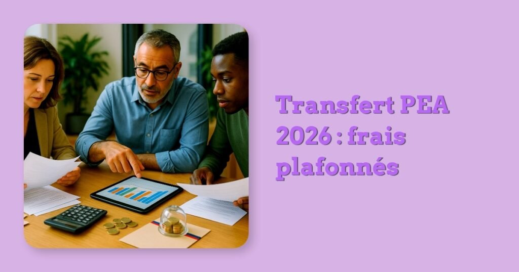 Transfert PEA 2026 : frais plafonnés