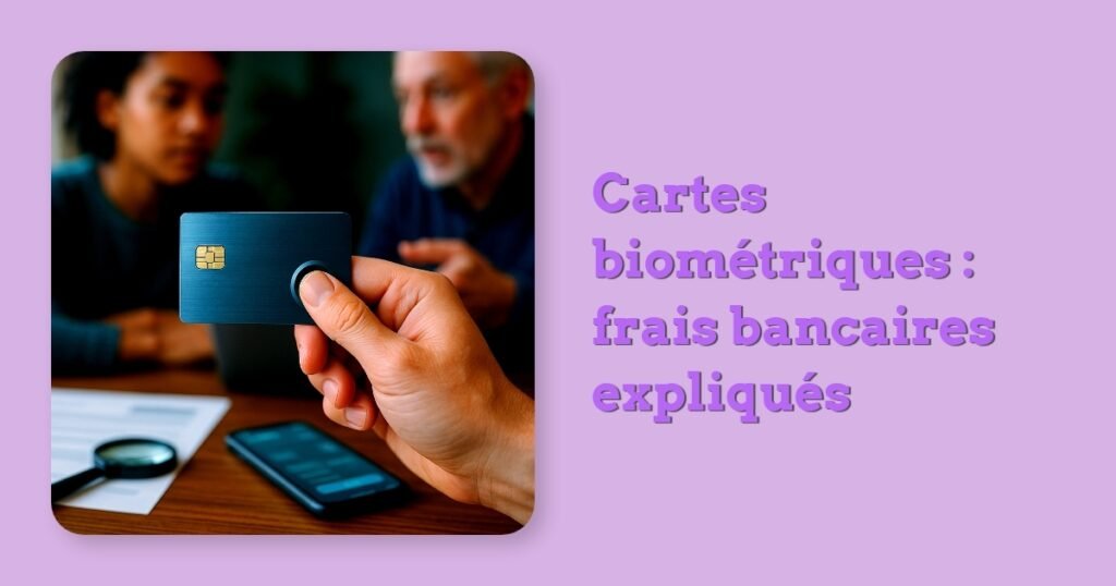Cartes biométriques : frais bancaires expliqués
