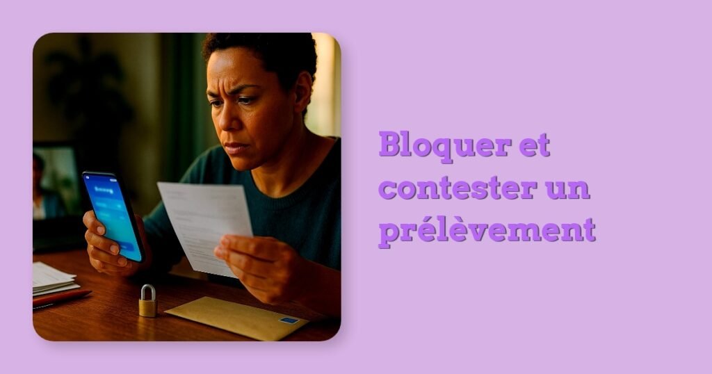 Bloquer et contester un prélèvement
