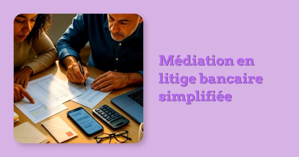 Médiation en litige bancaire simplifiée
