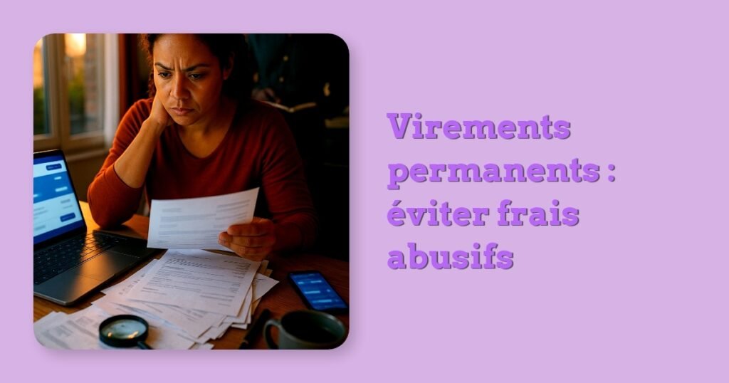 Virements permanents : éviter frais abusifs