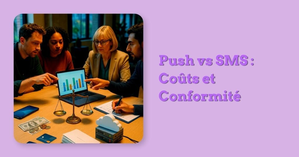 Push vs SMS : Coûts et Conformité