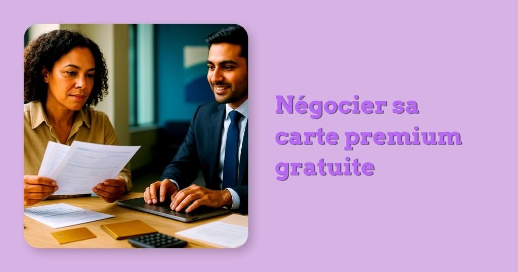 Négocier sa carte premium gratuite