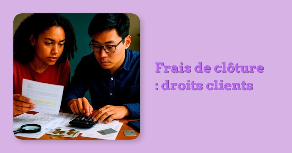 Frais de clôture : droits clients