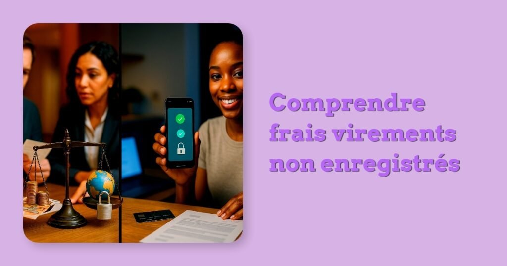 Comprendre frais virements non enregistrés