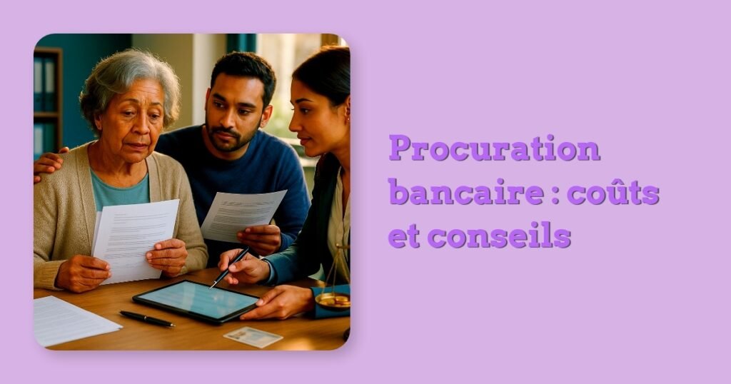 Procuration bancaire : coûts et conseils