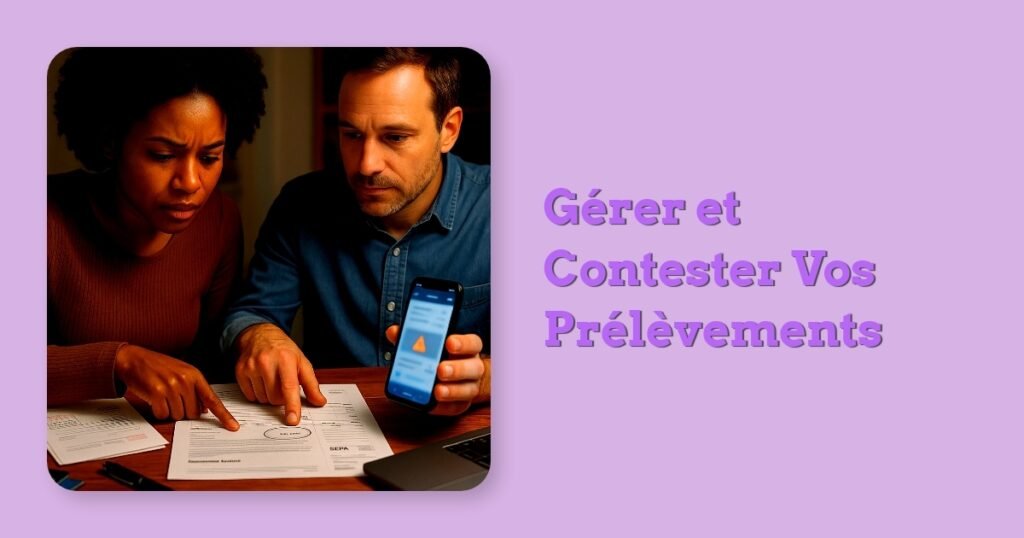 Gérer et Contester Vos Prélèvements
