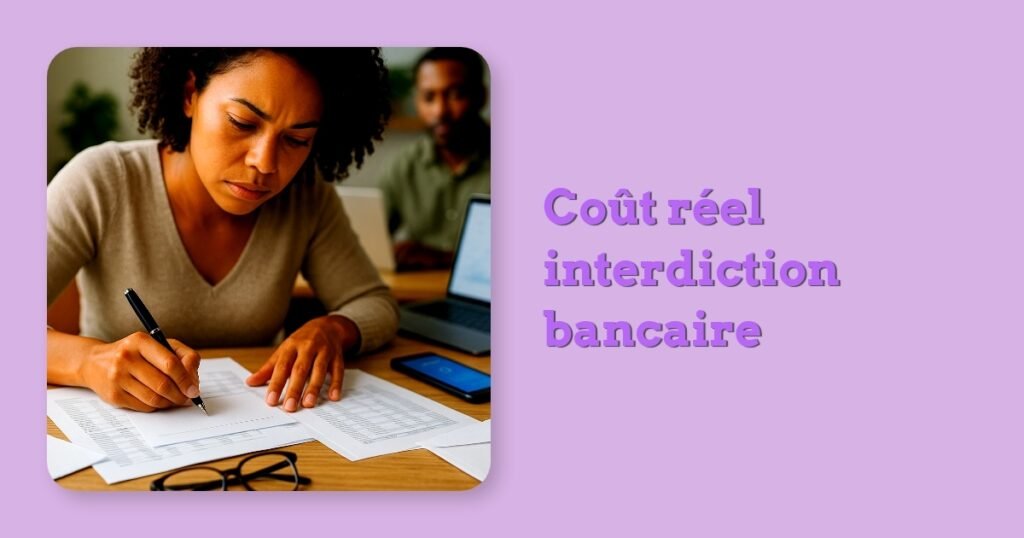 Coût réel interdiction bancaire