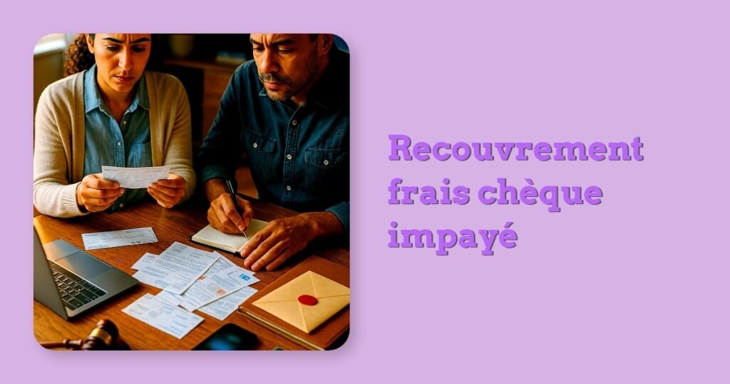 Recouvrement frais chèque impayé