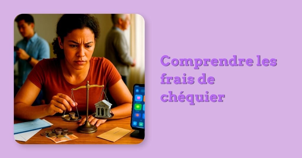 Comprendre les frais de chéquier
