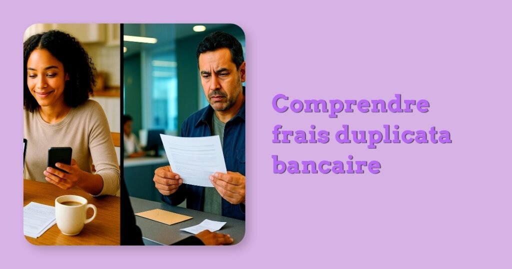 Comprendre frais duplicata bancaire
