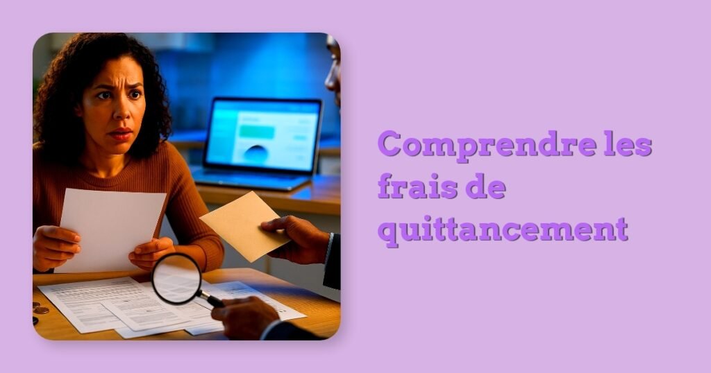 Comprendre les frais de quittancement