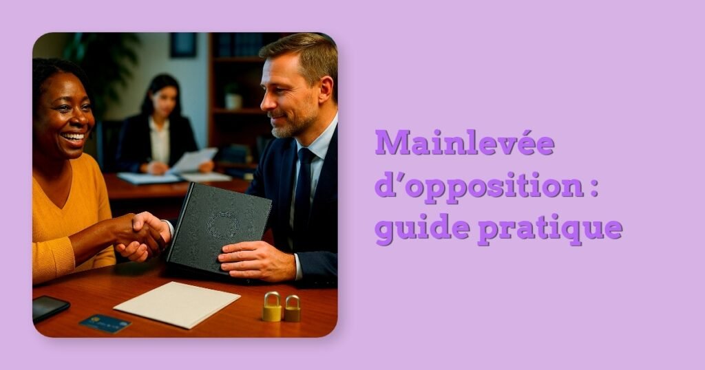Mainlevée d’opposition : guide pratique