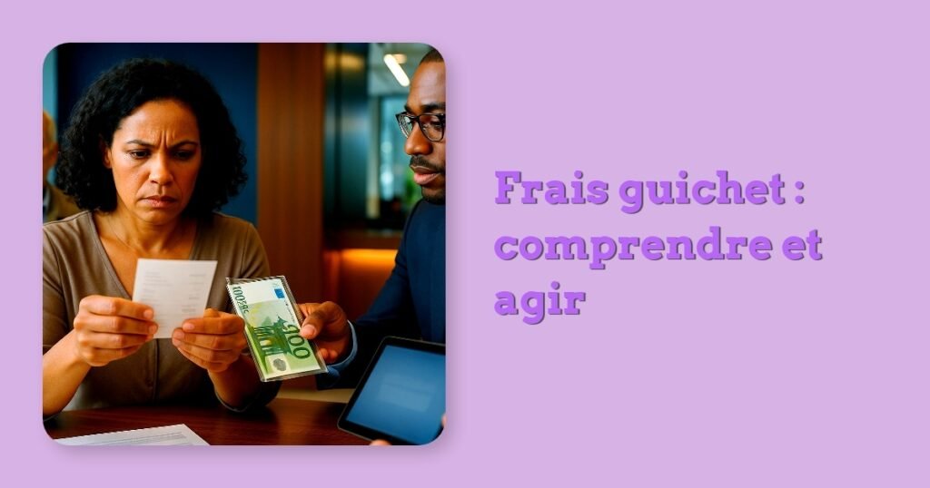 Frais guichet : comprendre et agir