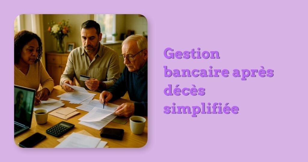 Gestion bancaire après décès simplifiée