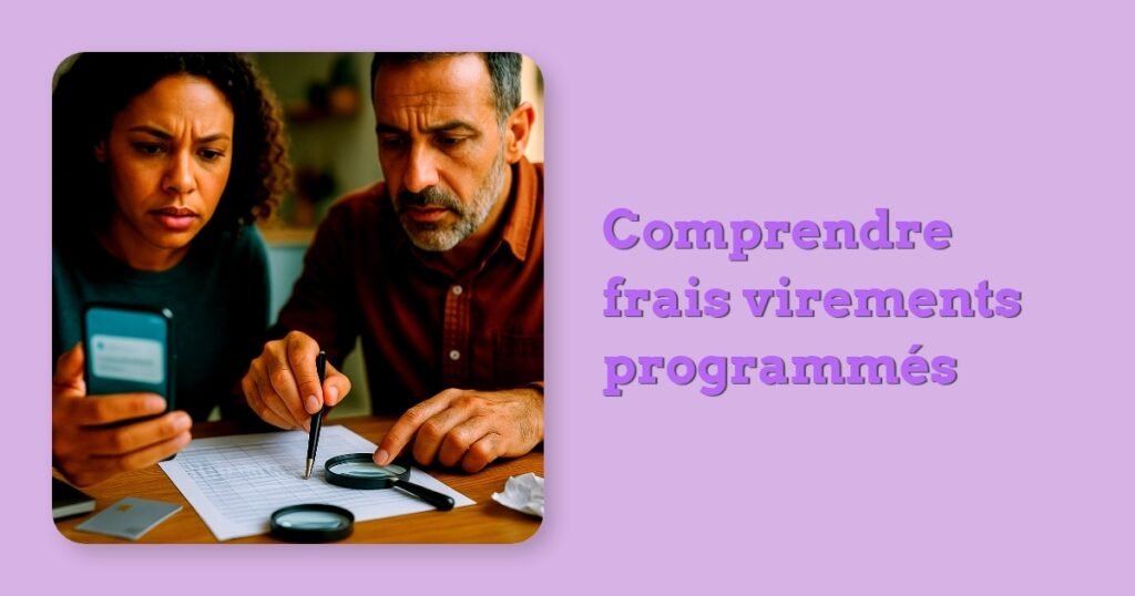 Comprendre frais virements programmés