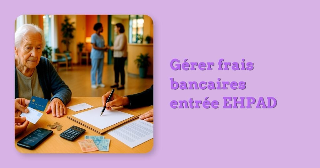 Gérer frais bancaires entrée EHPAD