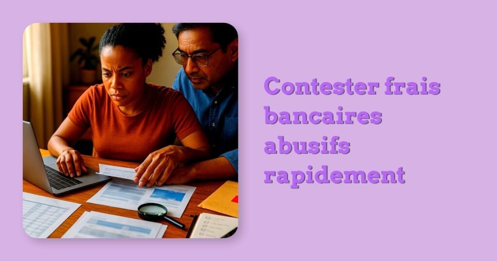 Contester frais bancaires abusifs rapidement