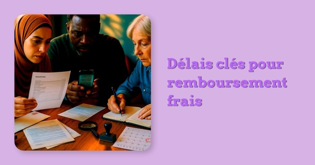 Délais clés pour remboursement frais