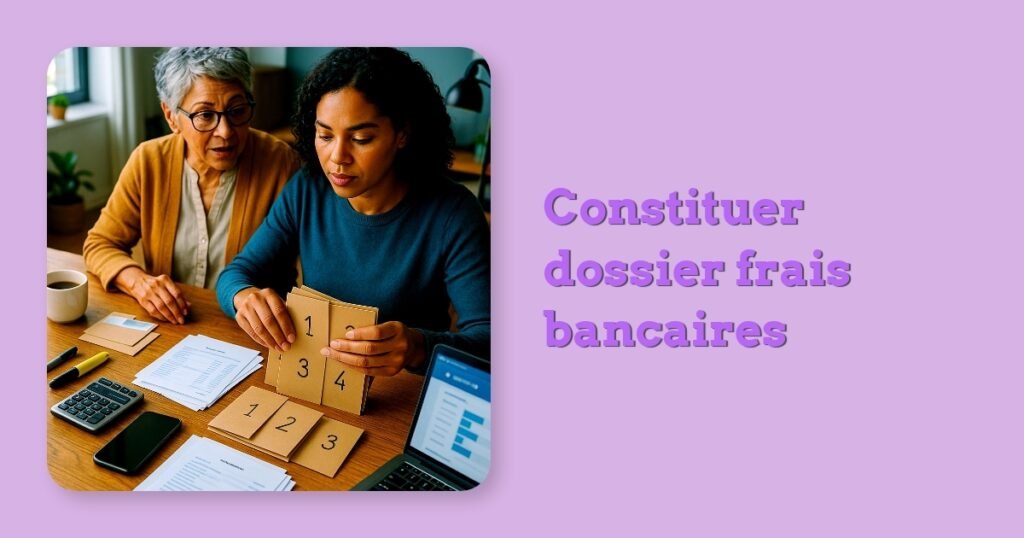 Constituer dossier frais bancaires