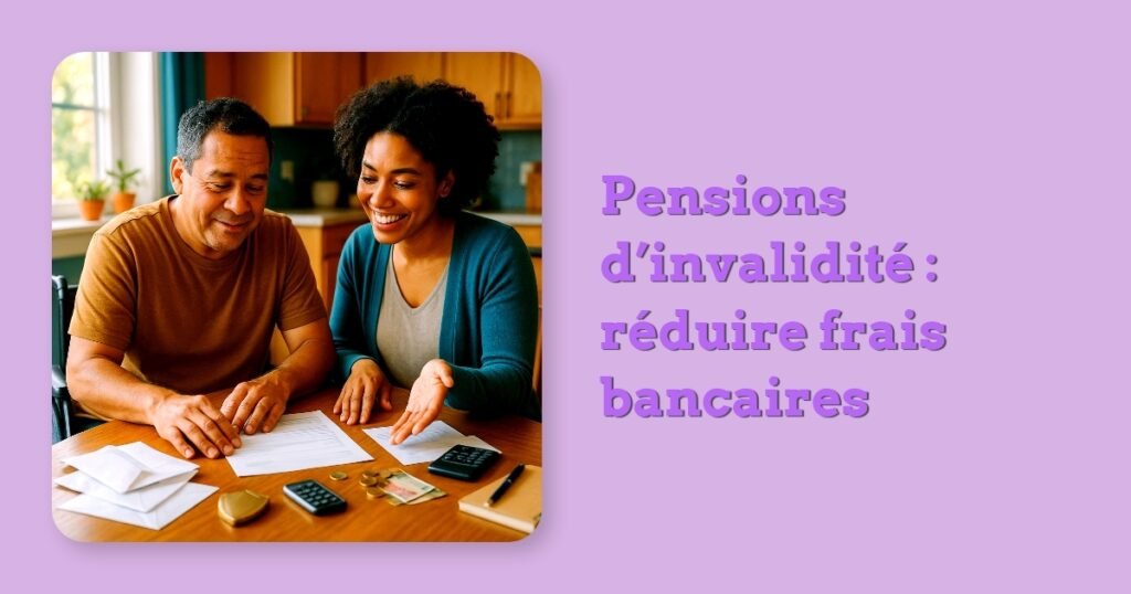 Pensions d’invalidité : réduire frais bancaires