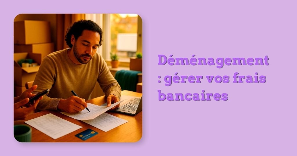 Déménagement : gérer vos frais bancaires